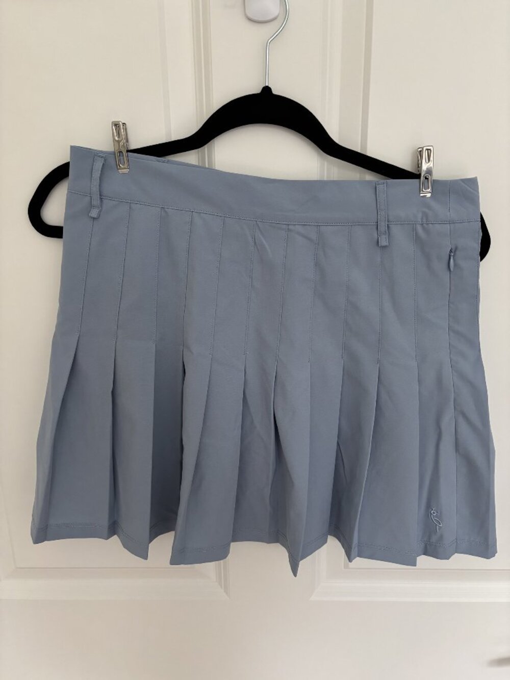 A. Putnam Light Blue Pleated Golf Skirt, Size M